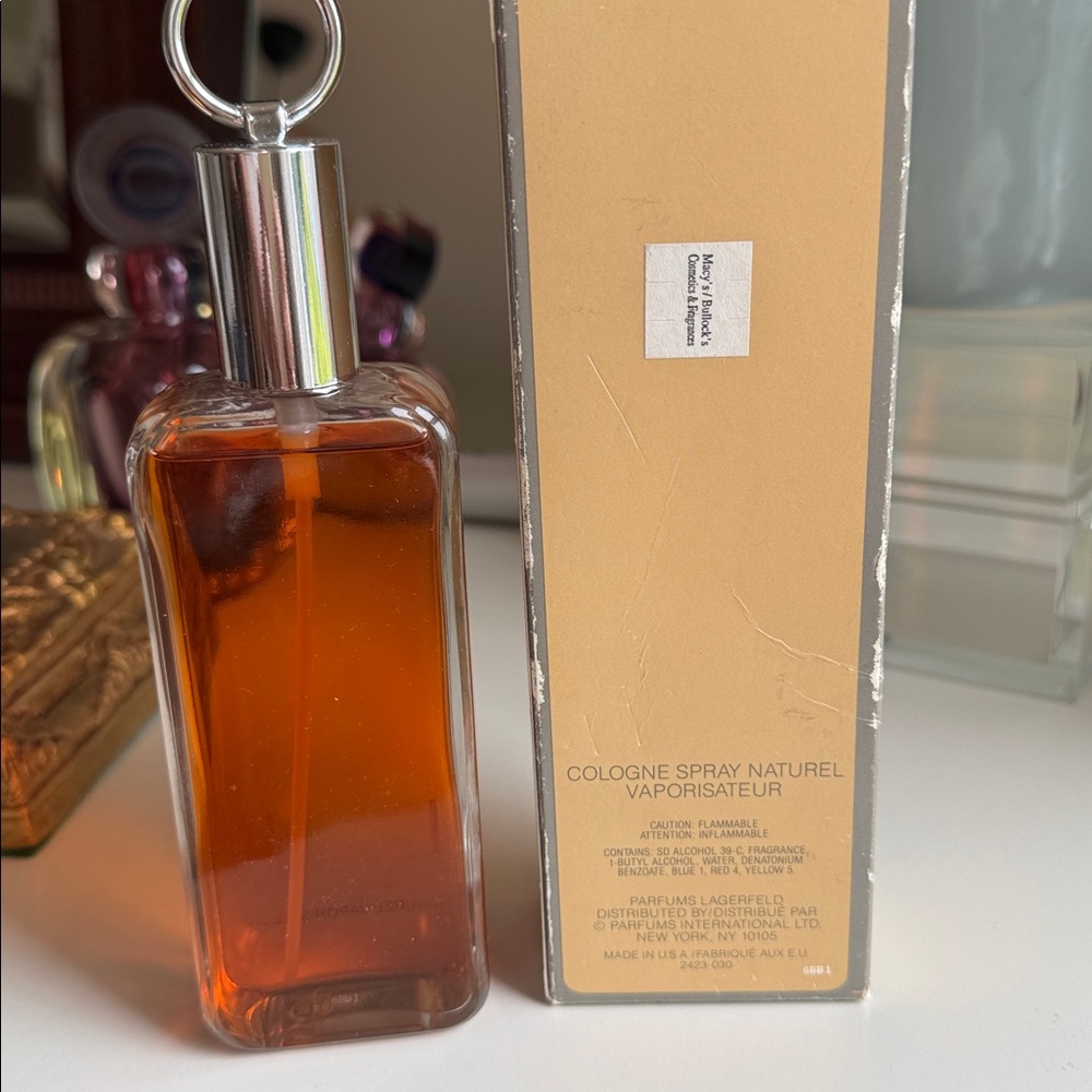 NEW Lagerfeld Cologne Splash for Men 4 oz 120 ml Rare Old Formula! - Picture 4 of 6